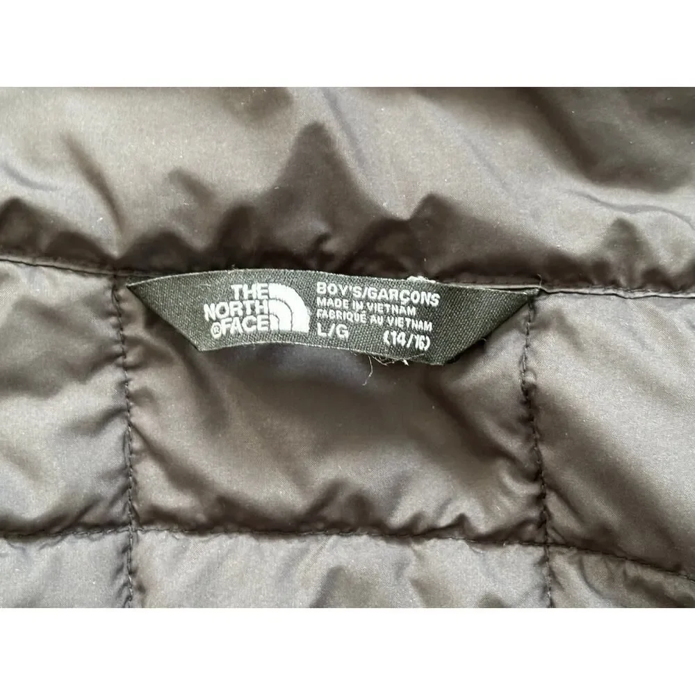 North Face boy’s quilted insulated puffer jacket, boy’s size large (14/16)
